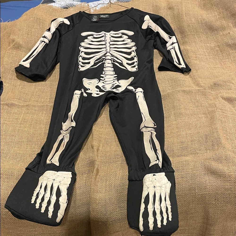 Black Skeleton Costume Pajamas